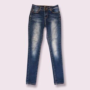 IRIS JEANS Modern Vintage Skinny Jeans Medium Wash Blue Denim Womens Size 28